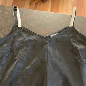 Black Jumper with rhinestones on straps